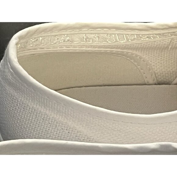 Superga Womens Sneakers Platform White Canvas Lace Up Size 9 Euro Size 40 Italy - Picture 12 of 13